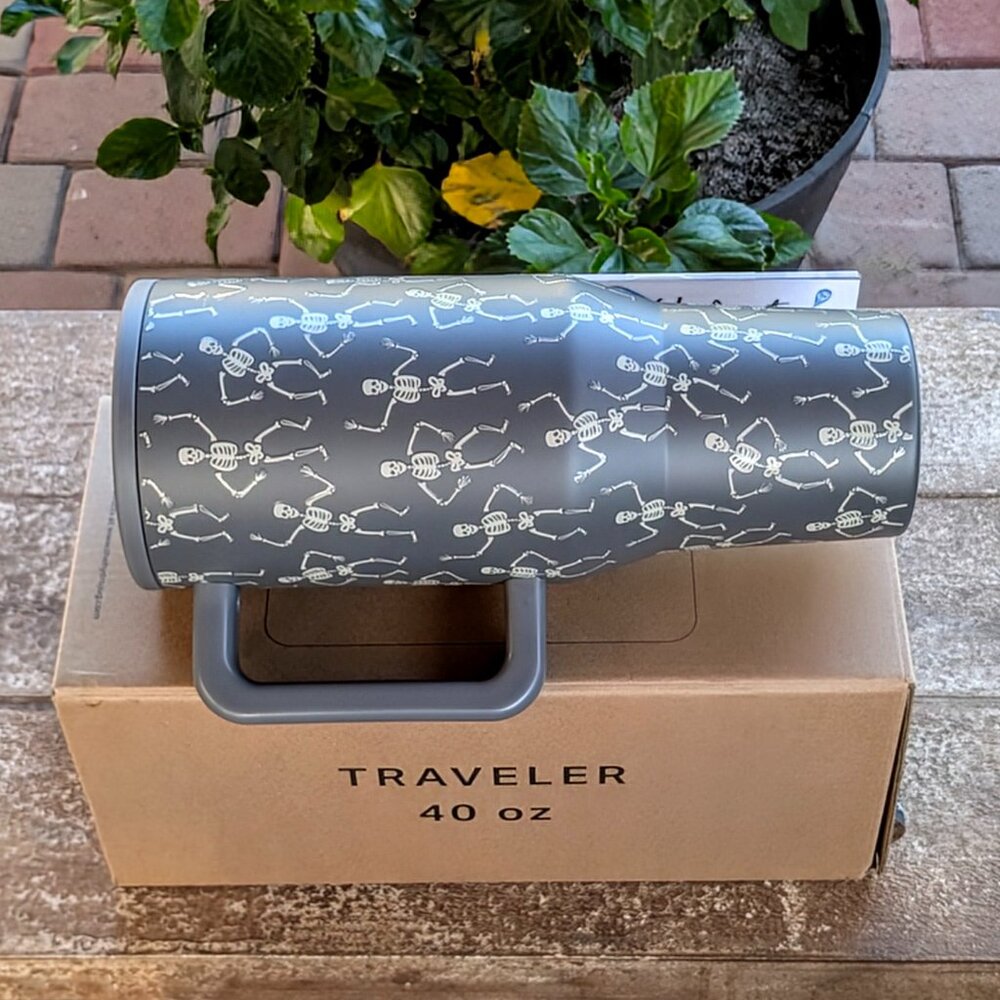 LIMITED EDITION HydroJug 40oz Traveler, 💀DEAD SERIOUS 💀 - Picture 9 of 12